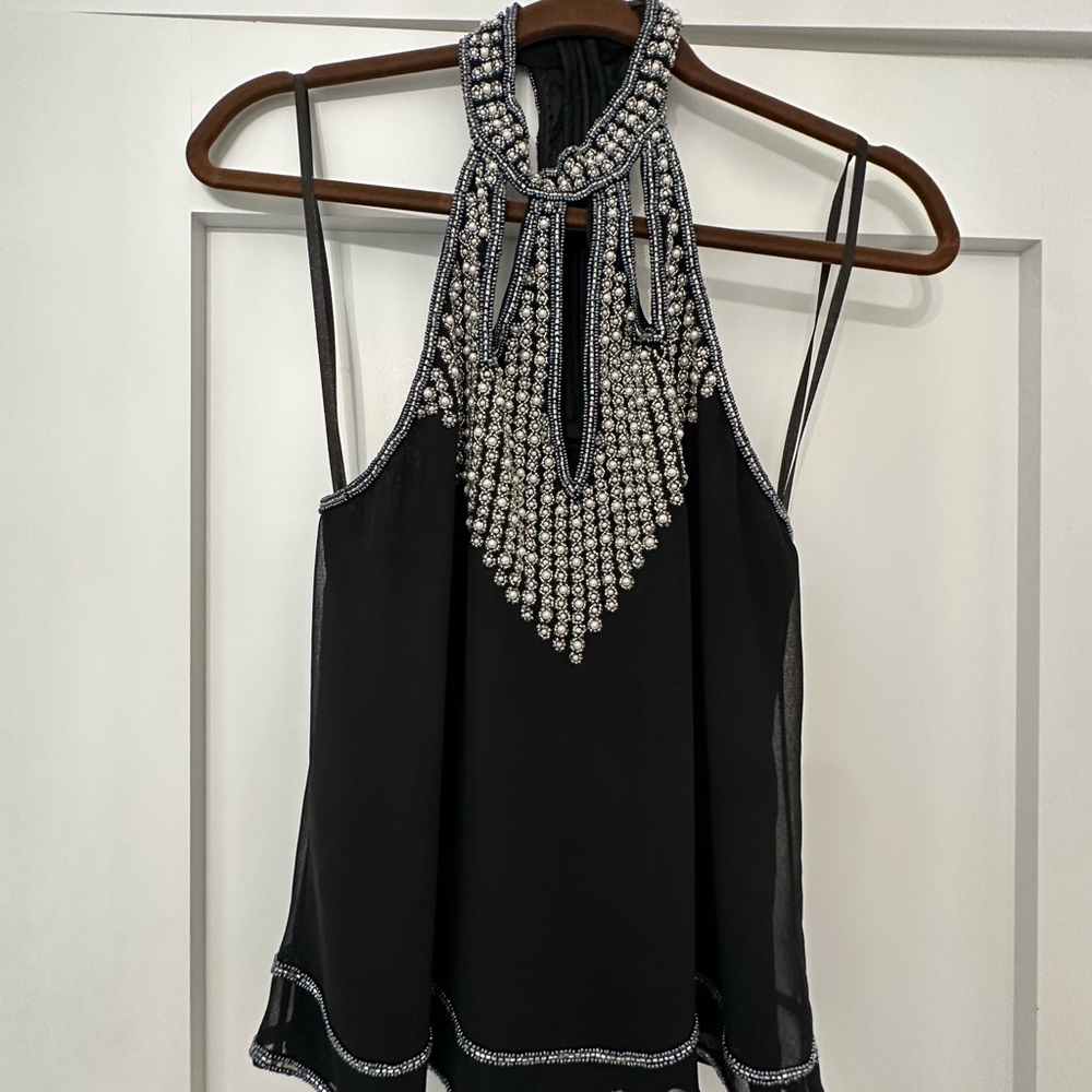 NBD Beaded top. Size medium
